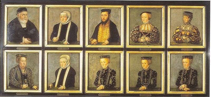 The Jagiellon Family ca. 1553-1555   by Lucas Cranach the Younger possibly   1515-1586  Location TBD